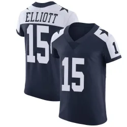 Men's Ezekiel Elliott Dallas Cowboys No.15 Elite Alternate Vapor Untouchable Jersey - Navy
