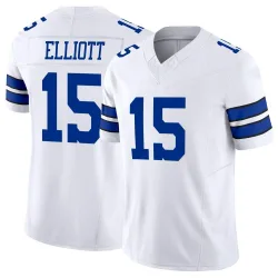 Men's Ezekiel Elliott Dallas Cowboys No.15 Limited Vapor F.U.S.E. Jersey - White