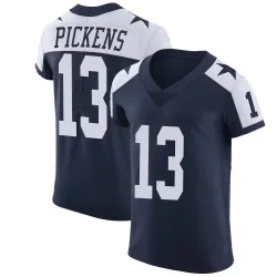 Men's George Pickens Dallas Cowboys No.13 Elite Alternate Vapor Untouchable Jersey - Navy