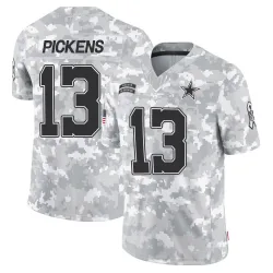 Men's George Pickens Dallas Cowboys No.13 Limited 2024 Salute to Service Jersey - Arctic Camo