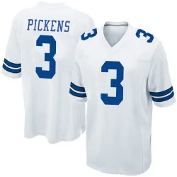 Men's George Pickens Dallas Cowboys No.3 Game Jersey - White