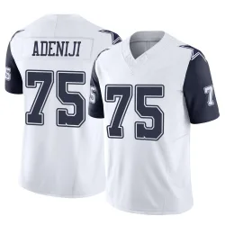Men's Hakeem Adeniji Dallas Cowboys No.75 Limited 2nd Alternate Vapor F.U.S.E. Jersey - White