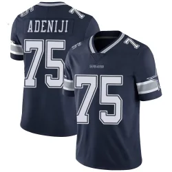 Men's Hakeem Adeniji Dallas Cowboys No.75 Limited Team Color Vapor Untouchable Jersey - Navy