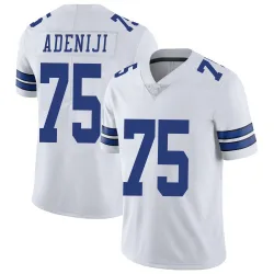 Men's Hakeem Adeniji Dallas Cowboys No.75 Limited Vapor Untouchable Jersey - White