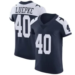 Men's Hunter Luepke Dallas Cowboys No.40 Elite Alternate Vapor Untouchable Jersey - Navy