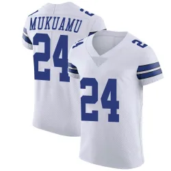Men's Israel Mukuamu Dallas Cowboys No.24 Elite Vapor Untouchable Jersey - White