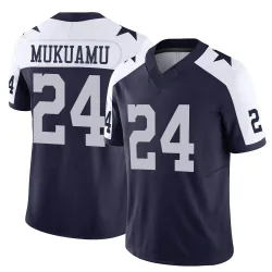 Men's Israel Mukuamu Dallas Cowboys No.24 Limited Alternate Vapor F.U.S.E. Jersey - Navy