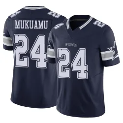 Men's Israel Mukuamu Dallas Cowboys No.24 Limited Vapor F.U.S.E. Jersey - Navy