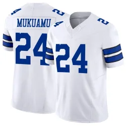 Men's Israel Mukuamu Dallas Cowboys No.24 Limited Vapor F.U.S.E. Jersey - White