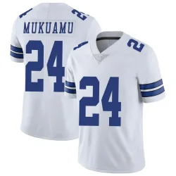 Men's Israel Mukuamu Dallas Cowboys No.24 Limited Vapor Untouchable Jersey - White