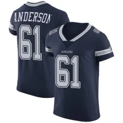 Men's Jack Anderson Dallas Cowboys No.61 Elite Team Color Vapor Untouchable Jersey - Navy