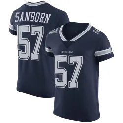 Men's Jack Sanborn Dallas Cowboys No.57 Elite Team Color Vapor Untouchable Jersey - Navy