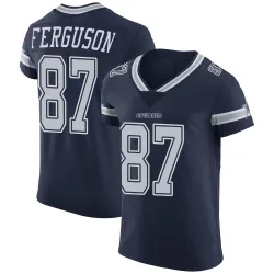 Men's Jake Ferguson Dallas Cowboys No.87 Elite Team Color Vapor Untouchable Jersey - Navy