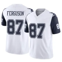 Men's Jake Ferguson Dallas Cowboys No.87 Limited 2nd Alternate Vapor F.U.S.E. Jersey - White