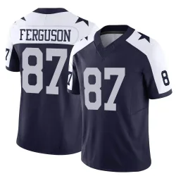 Men's Jake Ferguson Dallas Cowboys No.87 Limited Alternate Vapor F.U.S.E. Jersey - Navy