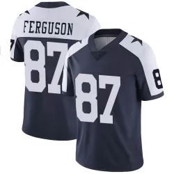 Men's Jake Ferguson Dallas Cowboys No.87 Limited Alternate Vapor Untouchable Jersey - Navy