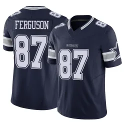 Men's Jake Ferguson Dallas Cowboys No.87 Limited Vapor F.U.S.E. Jersey - Navy