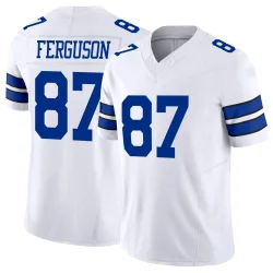 Men's Jake Ferguson Dallas Cowboys No.87 Limited Vapor F.U.S.E. Jersey - White
