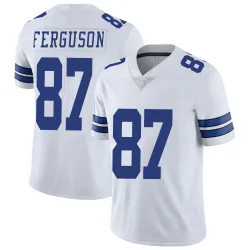 Men's Jake Ferguson Dallas Cowboys No.87 Limited Vapor Untouchable Jersey - White