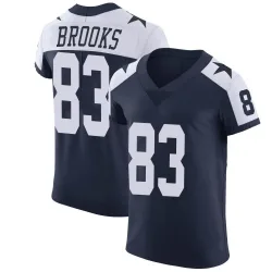Men's Jalen Brooks Dallas Cowboys No.83 Elite Alternate Vapor Untouchable Jersey - Navy