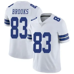 Men's Jalen Brooks Dallas Cowboys No.83 Limited Vapor Untouchable Jersey - White