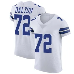 Men's Jalen Dalton Dallas Cowboys No.72 Elite Vapor Untouchable Jersey - White