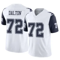Men's Jalen Dalton Dallas Cowboys No.72 Limited 2nd Alternate Vapor F.U.S.E. Jersey - White