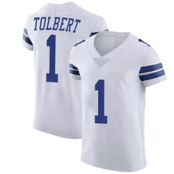 Men's Jalen Tolbert Dallas Cowboys No.1 Elite Vapor Untouchable Jersey - White