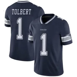 Men's Jalen Tolbert Dallas Cowboys No.1 Limited Team Color Vapor Untouchable Jersey - Navy