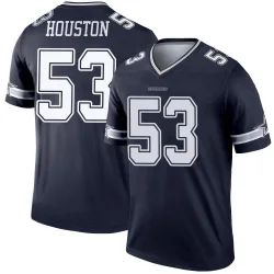 Men's James Houston Dallas Cowboys No.53 Legend Jersey - Navy