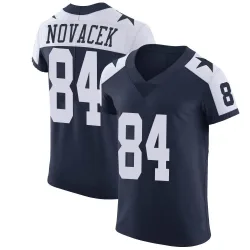 Men's Jay Novacek Dallas Cowboys No.84 Elite Alternate Vapor Untouchable Jersey - Navy
