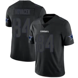 Men's Jay Novacek Dallas Cowboys No.84 Limited Jersey - Black Impact