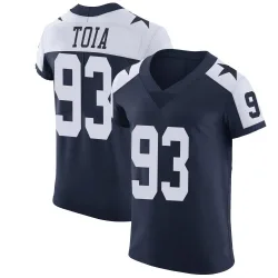 Men's Jay Toia Dallas Cowboys No.93 Elite Alternate Vapor Untouchable Jersey - Navy