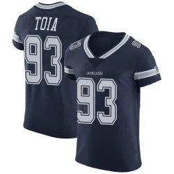 Men's Jay Toia Dallas Cowboys No.93 Elite Team Color Vapor Untouchable Jersey - Navy