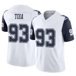 Men's Jay Toia Dallas Cowboys No.93 Limited 2nd Alternate Vapor F.U.S.E. Jersey - White
