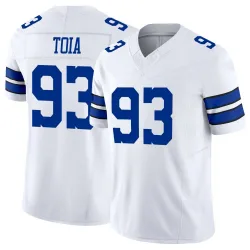 Men's Jay Toia Dallas Cowboys No.93 Limited Vapor F.U.S.E. Jersey - White
