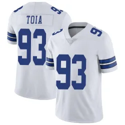 Men's Jay Toia Dallas Cowboys No.93 Limited Vapor Untouchable Jersey - White