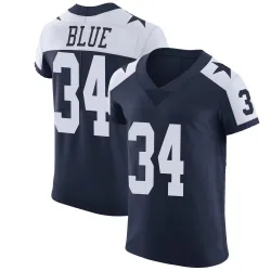 Men's Jaydon Blue Dallas Cowboys No.34 Elite Alternate Vapor Untouchable Jersey - Navy