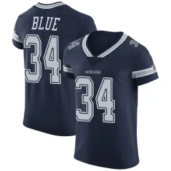 Men's Jaydon Blue Dallas Cowboys No.34 Elite Team Color Vapor Untouchable Jersey - Navy