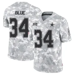 Men's Jaydon Blue Dallas Cowboys No.34 Limited 2024 Salute to Service Jersey - Arctic Camo