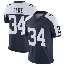 Men's Jaydon Blue Dallas Cowboys No.34 Limited Alternate Vapor Untouchable Jersey - Navy