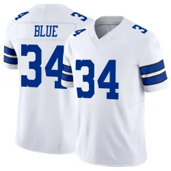 Men's Jaydon Blue Dallas Cowboys No.34 Limited Vapor F.U.S.E. Jersey - White