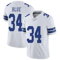 Men's Jaydon Blue Dallas Cowboys No.34 Limited Vapor Untouchable Jersey - White