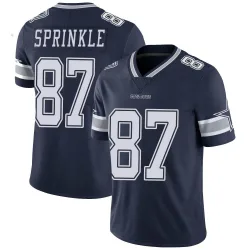 Men's Jeremy Sprinkle Dallas Cowboys No.87 Limited Team Color Vapor Untouchable Jersey - Navy