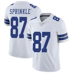 Men's Jeremy Sprinkle Dallas Cowboys No.87 Limited Vapor Untouchable Jersey - White