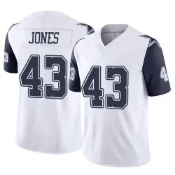 Men's Joe Jones Dallas Cowboys No.43 Limited 2nd Alternate Vapor F.U.S.E. Jersey - White