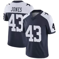 Men's Joe Jones Dallas Cowboys No.43 Limited Alternate Vapor Untouchable Jersey - Navy