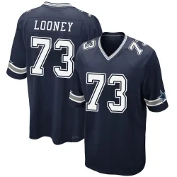 Men's Joe Looney Dallas Cowboys No.73 Game Team Color Jersey - Navy