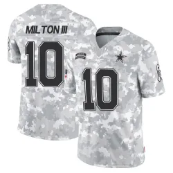 Men's Joe Milton III Dallas Cowboys No.10 Limited 2024 Salute to Service Jersey - Arctic Camo