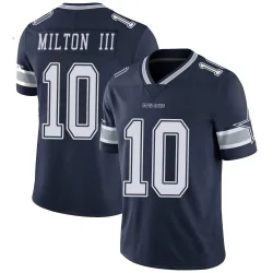Men's Joe Milton III Dallas Cowboys No.10 Limited Team Color Vapor Untouchable Jersey - Navy